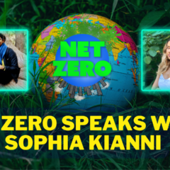La recherche globale pour l'éducation: Philo Magdalene, activiste pour le climat net zéro, interviewe Sophia Kianni.